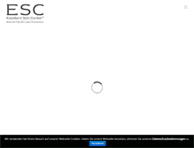 Tablet Screenshot of esc-ffm.com